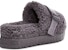(W) UGG Fluffita Selipar Tapak Tebal Kelabu 1113475-SHA