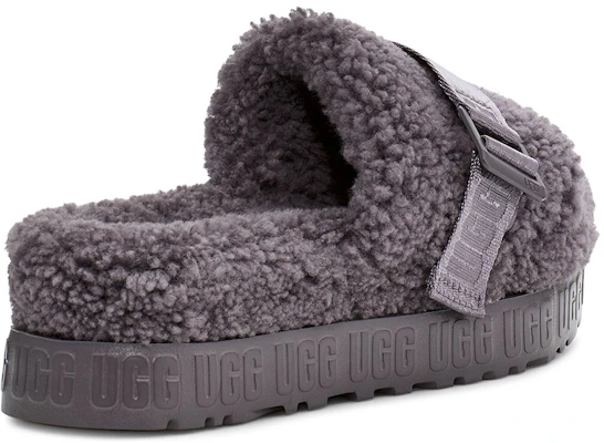 (Women) UGG Fluffita Thick Sole Slipper Gray 1113475-SHA Purchase (Women) UGG Fluffita Thick Sole Slipper Gray 1113475-SHA