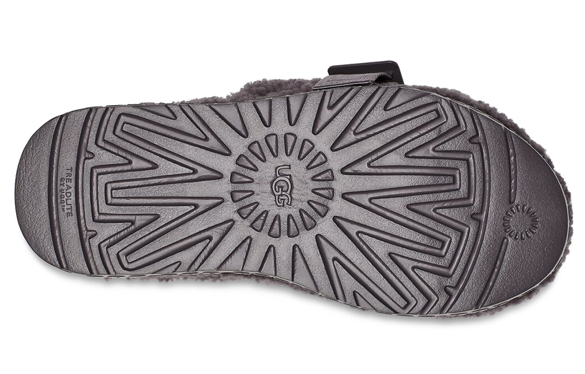 Details for (Women) UGG Fluffita Thick Sole Slipper Gray 1113475-SHA