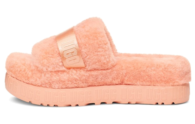 (Women) UGG Fluffita Thick Sole Slipper Pink 1113475-BYPN