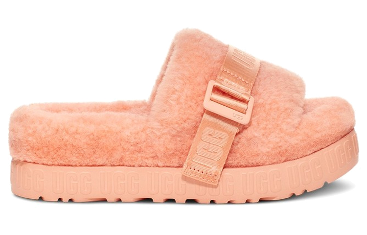 Order (Women) UGG Fluffita Thick Sole Slipper Pink 1113475-BYPN