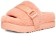(W) UGG Fluffita Selipar Tapak Tebal Merah Jambu 1113475-BYPN