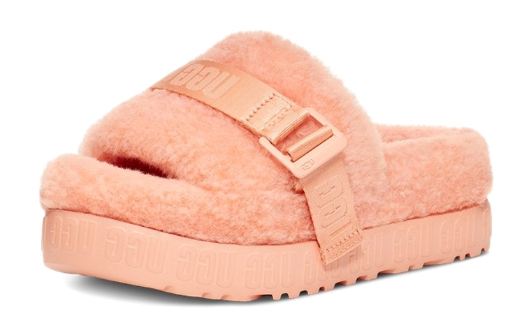 Lookbook (Women) UGG Fluffita Thick Sole Slipper Pink 1113475-BYPN