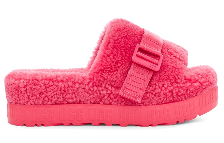 Order (Women) UGG Fluffita Thick Sole Strawberry Slippers 1113475-SSBT