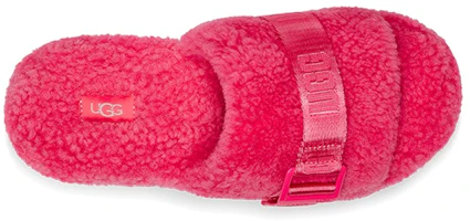 Shop UGG Fluffita 厚底拖鞋 女款 草莓冰沙色