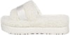 (W) UGG Fluffita Selipar Tapak Tebal Putih 1113476-WHT