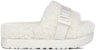 (W) UGG Fluffita Selipar Tapak Tebal Putih 1113476-WHT