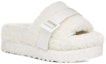 Lookbook (W) UGG Fluffita Selipar Tapak Tebal Putih 1113476-WHT