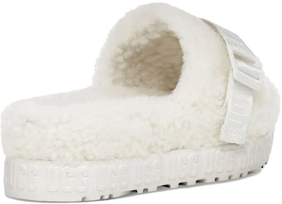 (W) UGG Fluffita Sandal Tebal Putih 1113476-WHT Shop (W) UGG Fluffita Sandal Tebal Putih 1113476-WHT