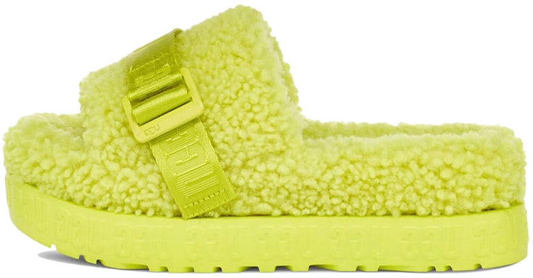 (Women) UGG Fluffita Thick Sole Yellow Slippers 1113475-SLFR Buy (Women) UGG Fluffita Thick Sole Yellow Slippers 1113475-SLFR