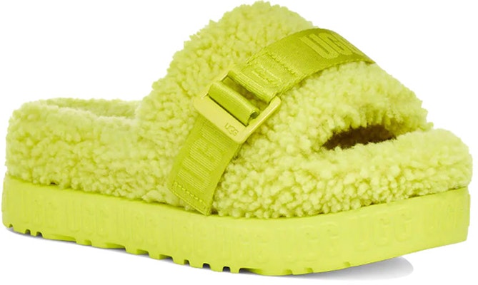 (Women) UGG Fluffita Thick Sole Yellow Slippers 1113475-SLFR Order (Women) UGG Fluffita Thick Sole Yellow Slippers 1113475-SLFR