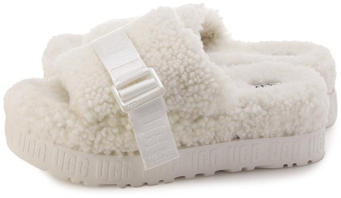 UGG Fluffita 女款拖鞋 白色 Order UGG Fluffita 女款拖鞋 白色