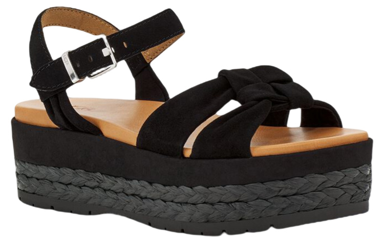 (W) UGG Fluffy Platform Slide 'Black Fashion' 圖 2