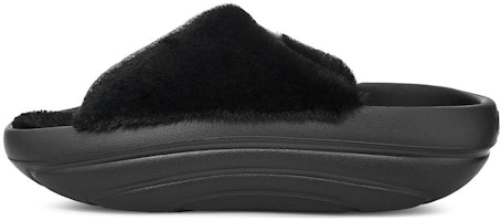 (Women) UGG FoamO UGGplush Slide Black 1143849-BLK (Women) UGG FoamO UGGplush Slide Black 1143849-BLK
