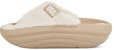 (W) UGG FoamO UGGplush Slide Mustard Seed Kuning Mustard 1143849-MDSD