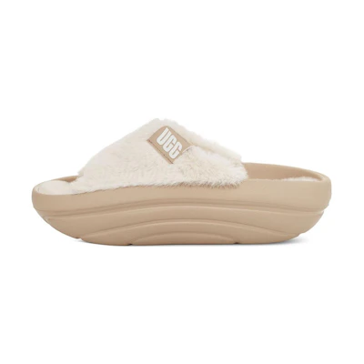 (W) UGG FoamO UGGplush Slide Mustard Seed