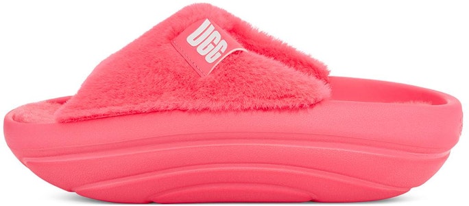 (女款)UGG FoamO UGGplush 珊瑚紅涼拖鞋 1143849-SPCL Buy (女款)UGG FoamO UGGplush 珊瑚紅涼拖鞋 1143849-SPCL