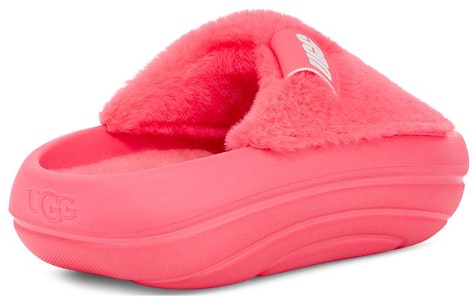 (女款)UGG FoamO UGGplush 珊瑚紅涼拖鞋 1143849-SPCL Purchase (女款)UGG FoamO UGGplush 珊瑚紅涼拖鞋 1143849-SPCL