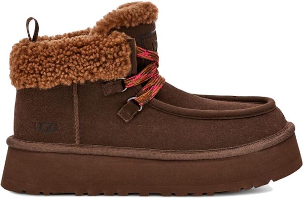 UGG Funkarra 芙卡拉 絨面 圓頭繫帶 短筒 雪地靴 女款 棕色 Order UGG Funkarra 芙卡拉 絨面 圓頭繫帶 短筒 雪地靴 女款 棕色