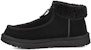 (W) UGG Funkarra Suede Bulu Kolar Zip 'Hitam' 1143955-BLK