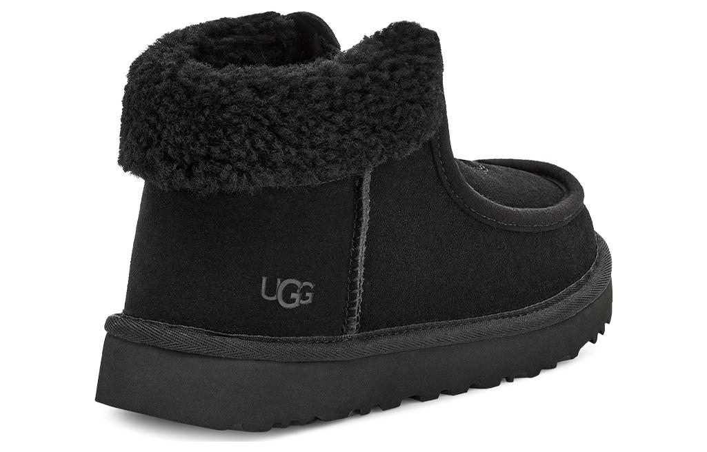 Lookbook (W) UGG Funkarra Suede Bulu Kolar Zip 'Hitam' 1143955-BLK