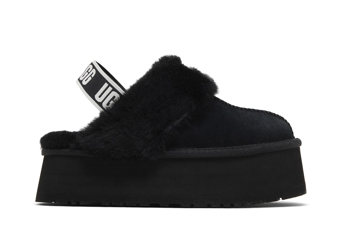 (Women) UGG Funkette Slipper 'Black'