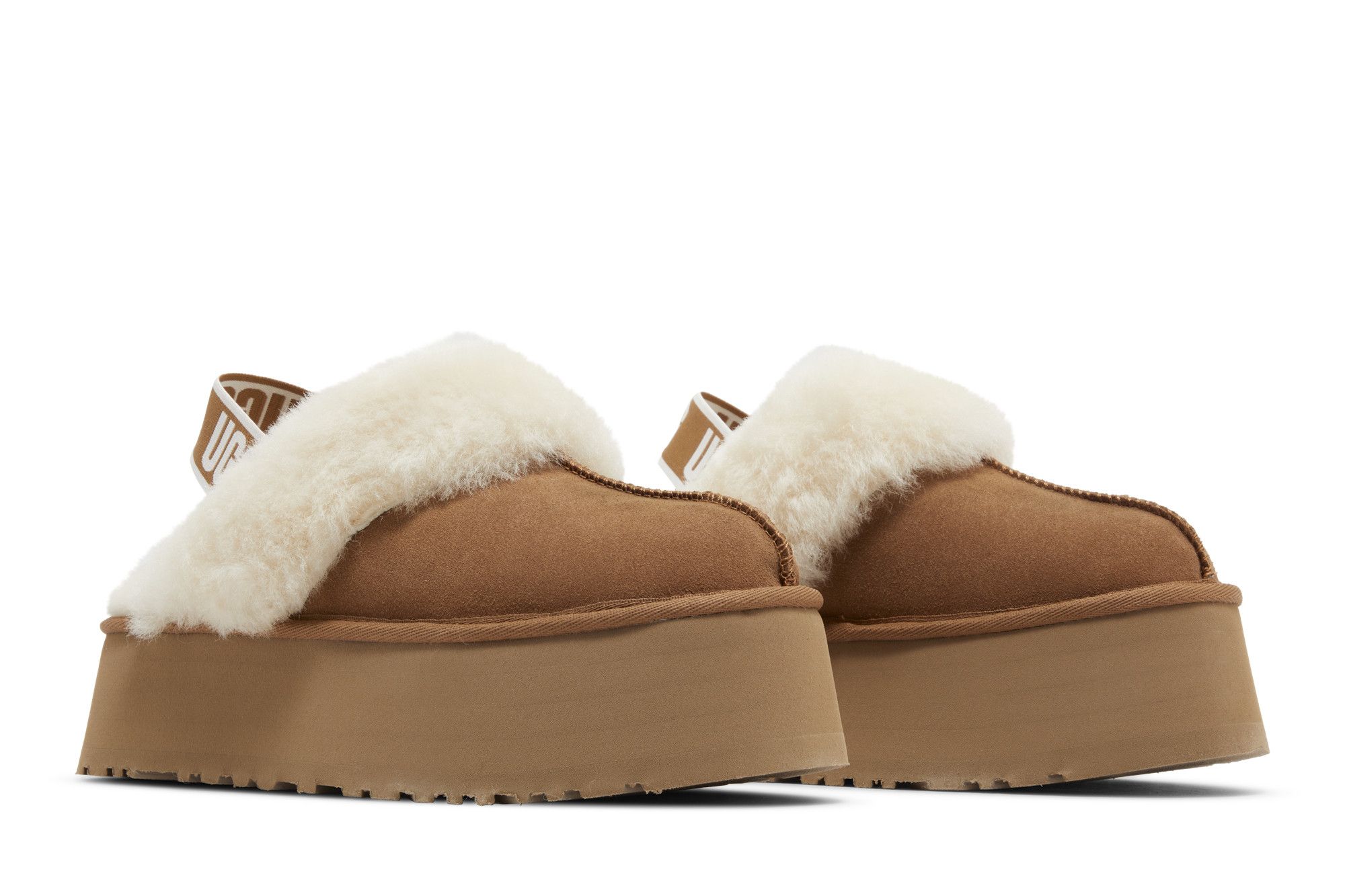 Cheap (W) UGG Funkette Pantofola Chestnut 1113474-CHE