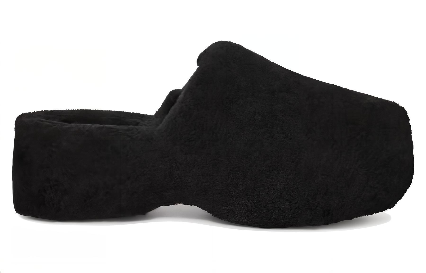 (W) UGG Fur-Lined Casual CMFT 'Slip-On Black' 圖 2