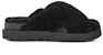 (W) UGG Fuzz Sugar Cross Slide 'Hitam' 1135131-BLK