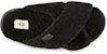 (W) UGG Fuzz Sugar Cross Slide 'Hitam' 1135131-BLK