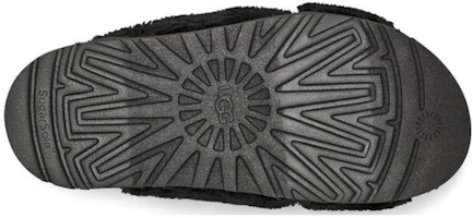 Details for (Women) UGG Fuzz Sugar Cross Slide 'Black' 1135131-BLK