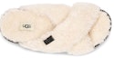 Purchase (W) UGG Fuzz Sugar Cross Slide 'Putih Krim' 1120860-NBLC