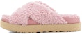 (W) UGG Fuzz Sugar Cross Slide 'Sweetheart' Selipar Wanita 1120860-SHLL