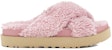 (W) UGG Fuzz Sugar Cross Slide 'Sweetheart' Selipar Wanita 1120860-SHLL