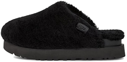 (Women) UGG Fuzz Sugar Slide Black 1135132-BLK (Women) UGG Fuzz Sugar Slide Black 1135132-BLK