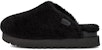 (W) UGG Fuzz Sugar Slide Hitam 1135132-BLK