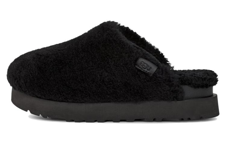 (Women) UGG Fuzz Sugar Slide Black 1135132-BLK