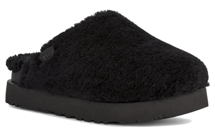 Lookbook (W) UGG Fuzz Sugar Slide Nero 1135132-BLK