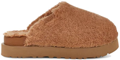 Order (W) UGG Fuzz Sugar Slide Holzbraun Hausschuhe 1135132-HWD