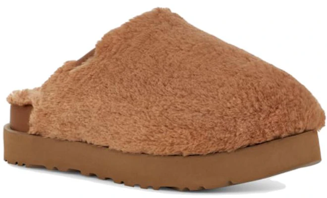 (W) UGG Fuzz Sugar Slide Holzbraun Hausschuhe 1135132-HWD Lookbook (W) UGG Fuzz Sugar Slide Holzbraun Hausschuhe 1135132-HWD