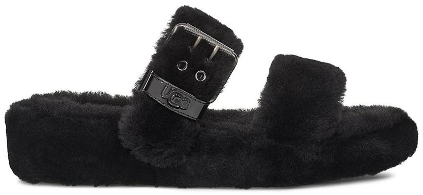 (W) UGG Fuzz Yeah 黑色凉鞋 1104662-BLK Order (W) UGG Fuzz Yeah 黑色凉鞋 1104662-BLK