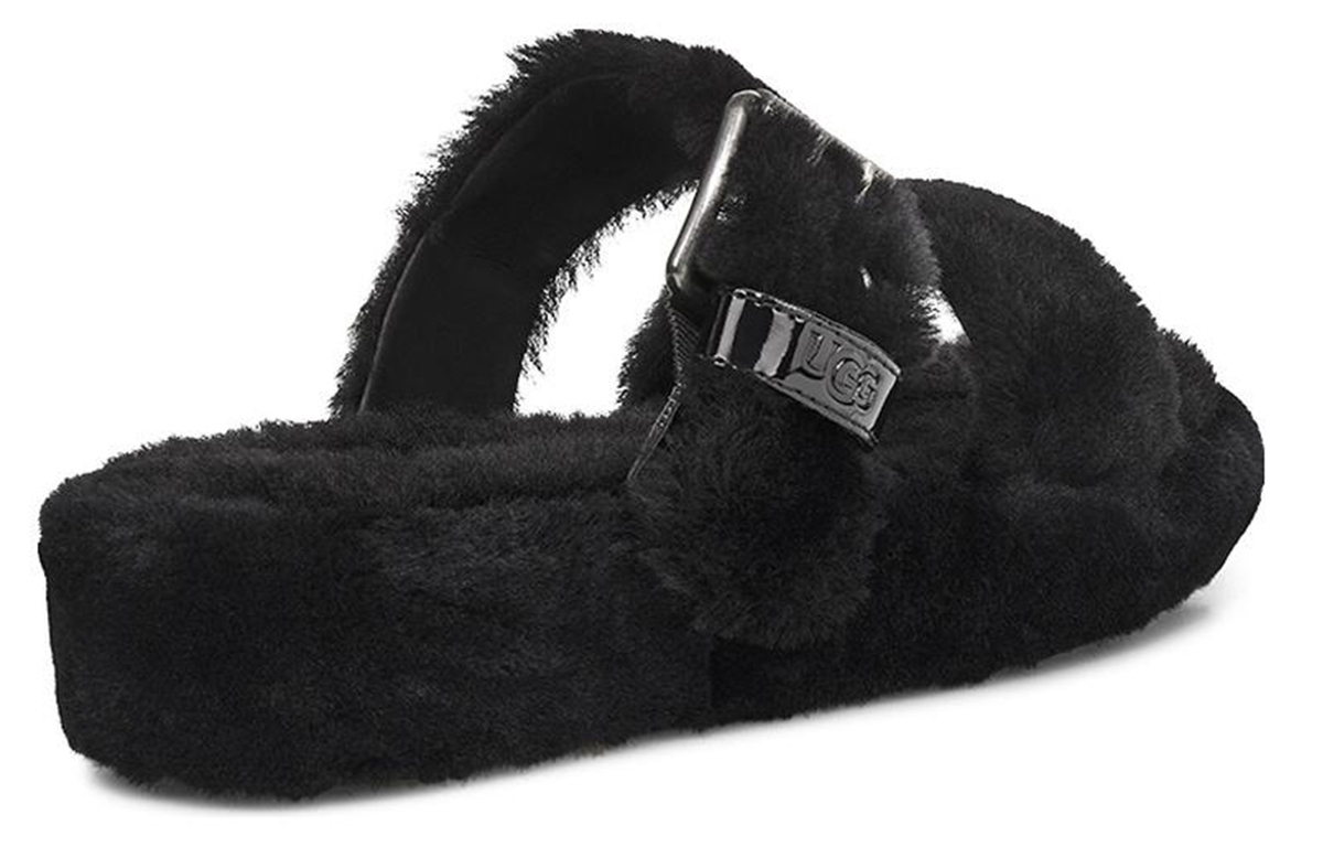 Shop (W) UGG Fuzz Yeah 黑色凉鞋 1104662-BLK