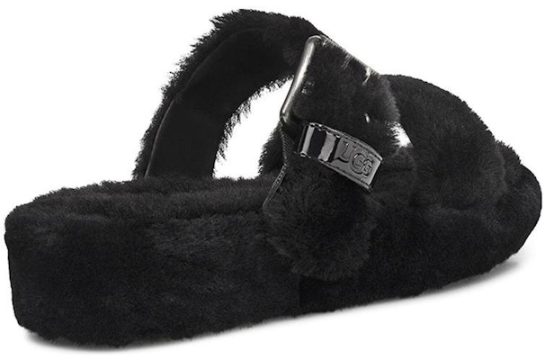 (W) UGG Fuzz Yeah 黑色凉鞋 1104662-BLK Shop (W) UGG Fuzz Yeah 黑色凉鞋 1104662-BLK