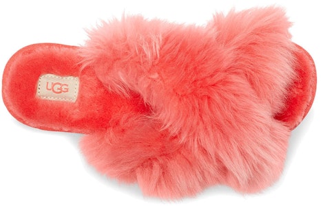 (W) Pantuflas UGG Fuzzalicious coral rojo 1108917-PCRL Shop (W) Pantuflas UGG Fuzzalicious coral rojo 1108917-PCRL