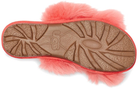 (W) Pantuflas UGG Fuzzalicious coral rojo 1108917-PCRL Details for (W) Pantuflas UGG Fuzzalicious coral rojo 1108917-PCRL