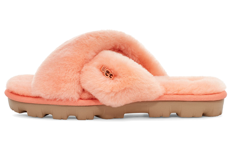 (Women) UGG Fuzzette 'Beverly Pink Fur Fashion Slipper' 1107955-BYPN