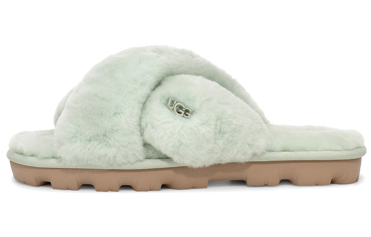 (Women) UGG Fuzzette 'Retro Mint Fur Fashion Slipper' 1107955-RMN