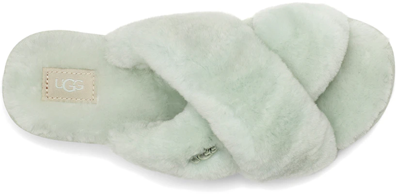 UGG Fuzzette 保暖舒適 毛毛時尚涼拖 女款 復古薄荷色 Shop UGG Fuzzette 保暖舒適 毛毛時尚涼拖 女款 復古薄荷色