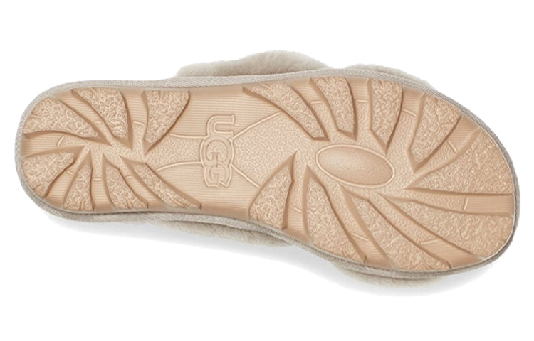 Sizing (W) UGG Fuzzette 'Fashion Kasual Sederhana Abu-abu' 1107955-GOA