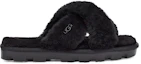 Order (W) Selipar UGG Fuzzette Hitam 1107955-BLK